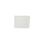 Toalla de mano tejida blanco 16x26 Safdie, doblada en cuadrado sobre fondo blanco