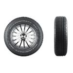 Llanta AST BW rin 14 Mastercraft 175/70 pasajero 84T, vista frontal con rin plateado y vista de la banda de rodadura