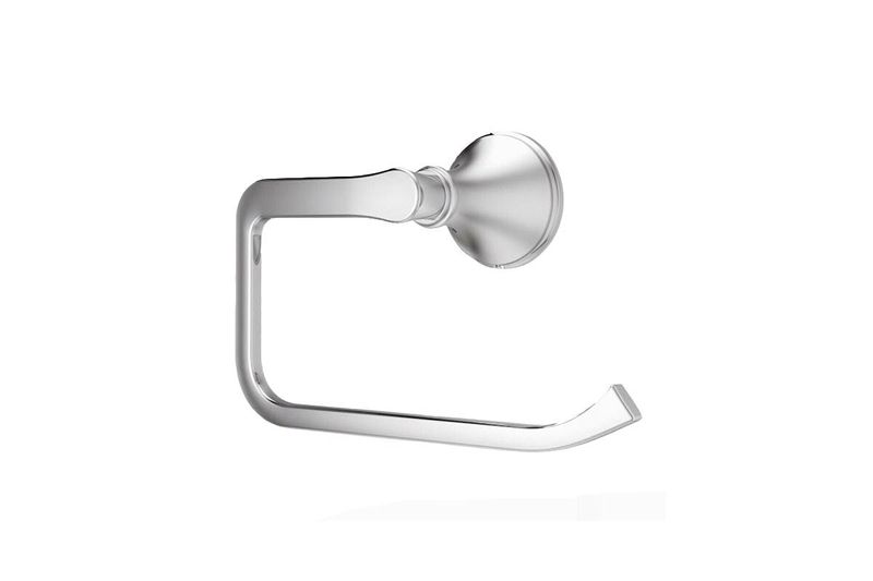 Toallero de aro cromo Pfister, vista frontal del accesorio con acabado brillante sobre fondo blanco