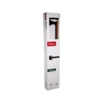 Toallero de barra 24 pulgadas negro mate Venturi Pfister, producto dentro de su empaque blanco con ventana frontal