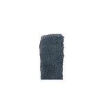 Alfombra de baño surt 60x90 cm Koopman, plegada en color gris azulado con textura de fibras largas y suaves