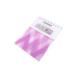 Cortina de baño con aros 13 piezas purple PEVA CHD Home, empaque original con ganchos plateados y tela doblada