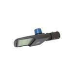 Cobra LED streetlight 150W 21000 lúmenes 10 KV 100-277 volts IK10 IP67 5700K UL Ilukon, vista lateral del soporte y base