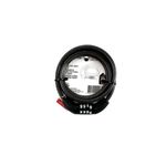 Cable de seguridad con llave para bicicleta zinc 4 pies Ace, enrollado con etiqueta informativa y llaves colgando
