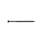 Tornillo gypsum 2x6 HF negro Issa, vista lateral completa sobre fondo blanco