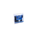 Cerradura manecilla baño Jaen negra Toledo, producto en su empaque plástico transparente con etiqueta azul