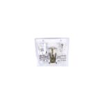 Cerradura manecilla entrada acero inoxidable T-Locks, kit completo dentro de su empaque plástico transparente con llaves