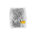 Clavo para concreto 3 pulgadas galvanizado bolsa 1 kg 150 unidades Fiero, empaque transparente con clavos y etiqueta frontal