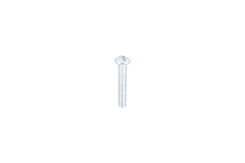 Perno cabeza de ranura 3/16 x 1 bolsa 200 piezas Fiero, vista frontal del perno galvanizado sobre fondo blanco