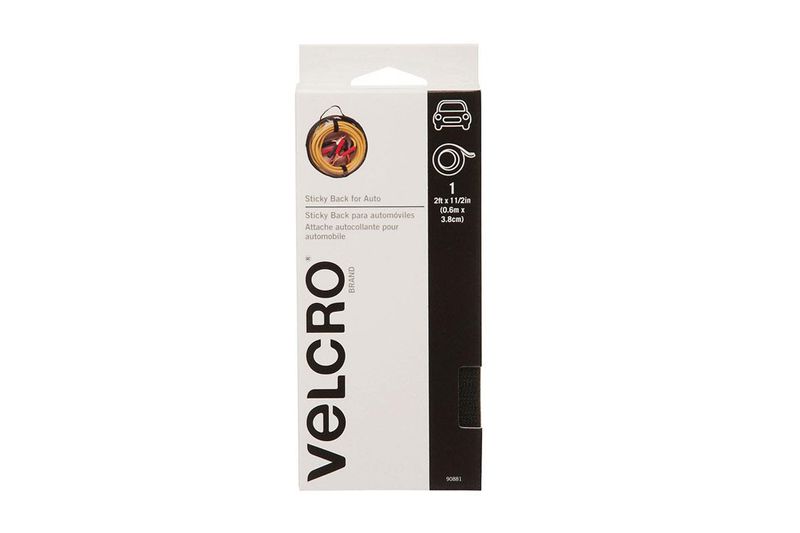 Velcro 24 pulgadas x 1 1/2 pulgadas negro ACE, en su empaque blanco con detalles en negro y gráfico del producto