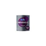 Base látex universal pastel mate Modelo, envase metálico cilíndrico con etiqueta en tonos morados y grises