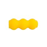 Felpa ondulada para rodillo de 9 pulgadas Foam Pro Nova, rodillo de espuma color amarillo con textura ondulada