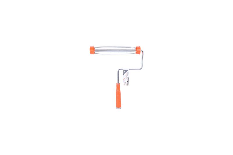 Rodillo para felpa de 5 alambres Nova naranja 9 pulgadas estándar, estructura metálica con mango de color naranja