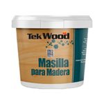 Masilla para madera Sur de 4 onzas caoba oscuro mate estándar, envase plástico blanco con etiqueta Tek Wood