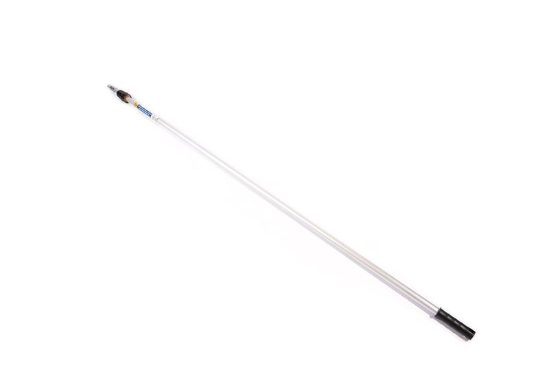 Extensión para rodillo telescópica semi profesional Nova de aluminio de 72 x 144 pulgadas, vista lateral completa
