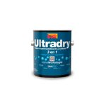 Base látex impermeabilizante para pared Ultra Dry Sur media mate superior, envase metálico con etiqueta azul y blanca