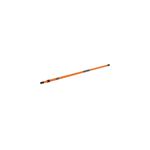 Extensión para rodillo Truper de acero de 2.4 metros estándar, tubo telescópico de color naranja con extremos negros