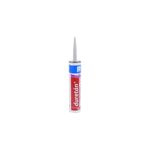 Sellador industrial Pensylvania 300 ml Duretan gris, tubo cilíndrico con boquilla cónica gris puesta