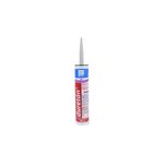 Sellador industrial Pensylvania de 300 ml Duretan gris, cartucho con boquilla cónica gris y etiqueta blanca y roja