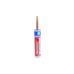 Sellador industrial Pennsylvania de 300 ml Duretan teja clásico, vista frontal del cartucho con boquilla cónica