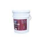 Base látex optima pastel mate Modelo, cubeta blanca con etiqueta color borgoña y detalles técnicos en el costado