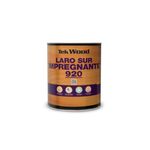 Barniz para madera Laro Sur impregnante 920 teca Sur, envase metálico cilíndrico con etiqueta de color madera