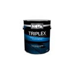 Masilla automotriz Nova Plastobond + catalizador galón, envase metálico negro con etiqueta azul y blanca