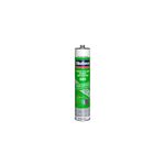 Sellador de poliuretano Sintex PU-50 gris de 300 ml Quilosa, cartucho metálico con etiqueta verde y blanca