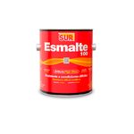 Pintura esmalte 100 verde bosque Sur, envase metálico rojo con etiqueta brillante