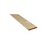 Tabla pino rad 19x290x3200 (1x12x3.2m) seca y cepillada Sinsa, vista diagonal de la madera clara con vetas naturales