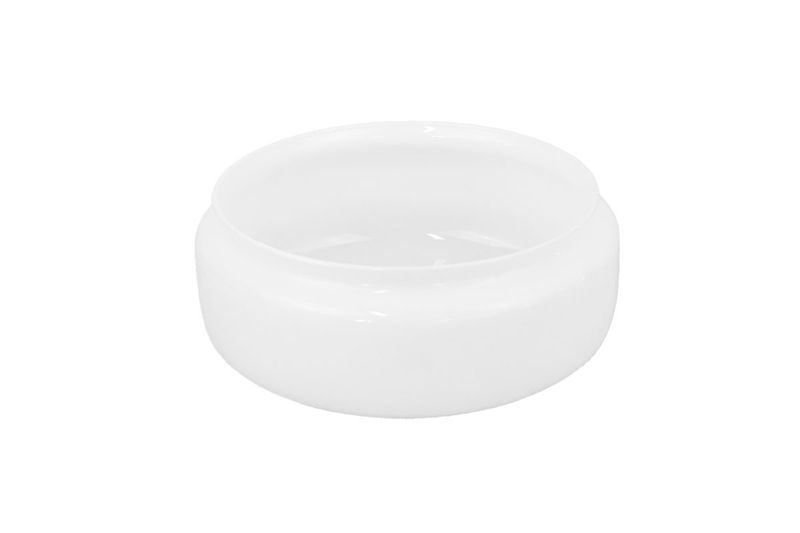 Difusor para abanico níquel 72738 Westinghouse, pieza de vidrio blanco opaco en forma de bowl circular