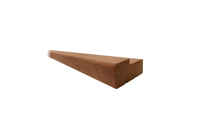 Marco Santa María Finger Joint espesor 40 x 80 cm Finger Joint, vista en perspectiva del corte transversal de la madera
