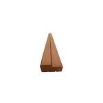 Marco Santa María Finger Joint de espesor 40 x 80 cm, perspectiva frontal que muestra la veta de la madera y el perfil