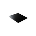Lámina negra 4 x 8 CH-18 (1.20 mm) Indenicsa, vista en perspectiva de la hoja metálica lisa de color negro