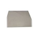 Placa A-36 6 x 12 x 1/4 pulgadas Indenicsa, lámina metálica rectangular de color gris con acabado mate