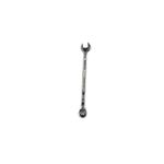Llave combinada de ratchet Stanley de 8 mm, vista frontal completa sobre fondo blanco
