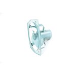 Extractor de aire industrial Nimbus de 18 pulgadas y 3530 cfm, vista lateral en color celeste claro