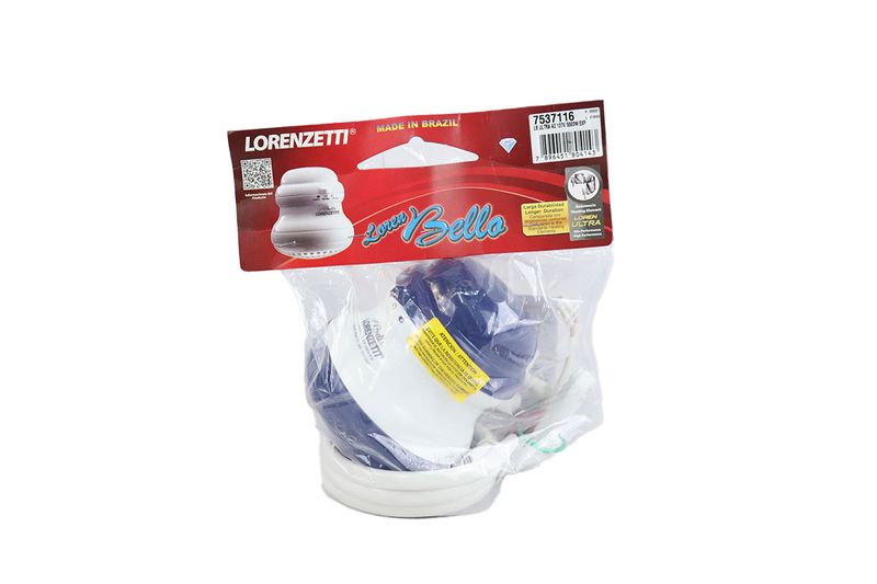 Ducha eléctrica Bello Banho 3T Lorenzetti azul Ultra 127 V / 5500 W, producto dentro de su empaque plástico original