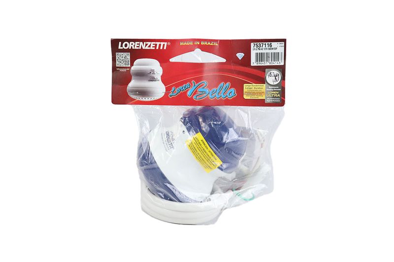 Ducha eléctrica Bello Banho 3T Lorenzetti azul Ultra 127V/5500W, empaque original con caja de cartón y bolsa plástica