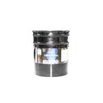 Base esmalte universal pastel mate modelo cubeta Modelo, cubeta metálica negra con etiqueta informativa frontal