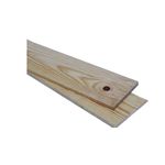 Tabla de pino 1 pulgada x 12 pulgadas x 3.96 mts seca y cepillada Sinsa, dos piezas de madera clara con vetas naturales