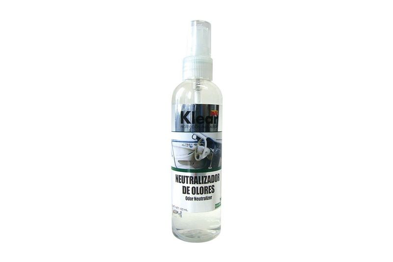 Neutralizador de olores canela 120 ml Sur, botella plástica transparente con atomizador blanco y etiqueta frontal