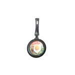 Sartén teflón 12 cm colores Alsasa, vista frontal con etiqueta circular ilustrando un huevo frito