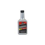 Aditivo para diesel 12 onzas Gunk, botella plateada con etiqueta roja y negra de Motor Medic
