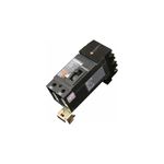Breaker para tablero I-Line 2x125A 120/240V tipo AB Square D, vista diagonal del dispositivo eléctrico en color negro