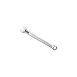 Llave combinada 12 puntos Stanley de 28 mm, vista lateral completa en acabado cromo vanadio