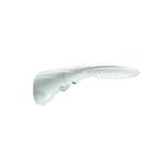 Ducha eléctrica Advanced 4T multitemperaturas blanca 127 V / 5500 W Lorenzetti, vista lateral del equipo sobre fondo blanco