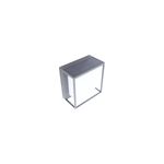 Luminaria pared exterior LED Ofelia con sensor y panel solar 3 W 300 lm 3000 K IP54 Tecnolite, vista superior del panel solar