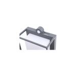 Luminaria pared exterior LED Ofelia con sensor y panel solar 3 W 300 lm 3000 K IP54 Tecnolite, detalle del sensor de