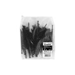 Clavo negro para concreto de 4 pulgadas, bolsa de 1 kg con 74 unidades Fiero, empaque plástico transparente con etiqueta